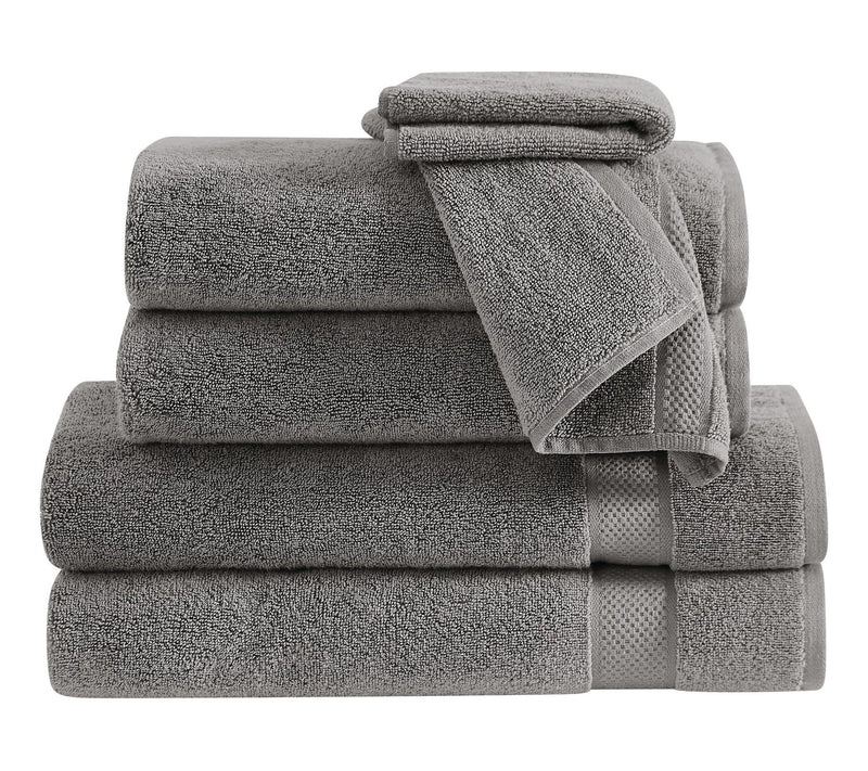 Vince Camuto Classic Solid 6-Piece Towel Set — View 10
