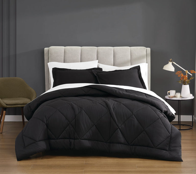 Cannon Solid Percale King 3-Piece Comforter Set — View 10