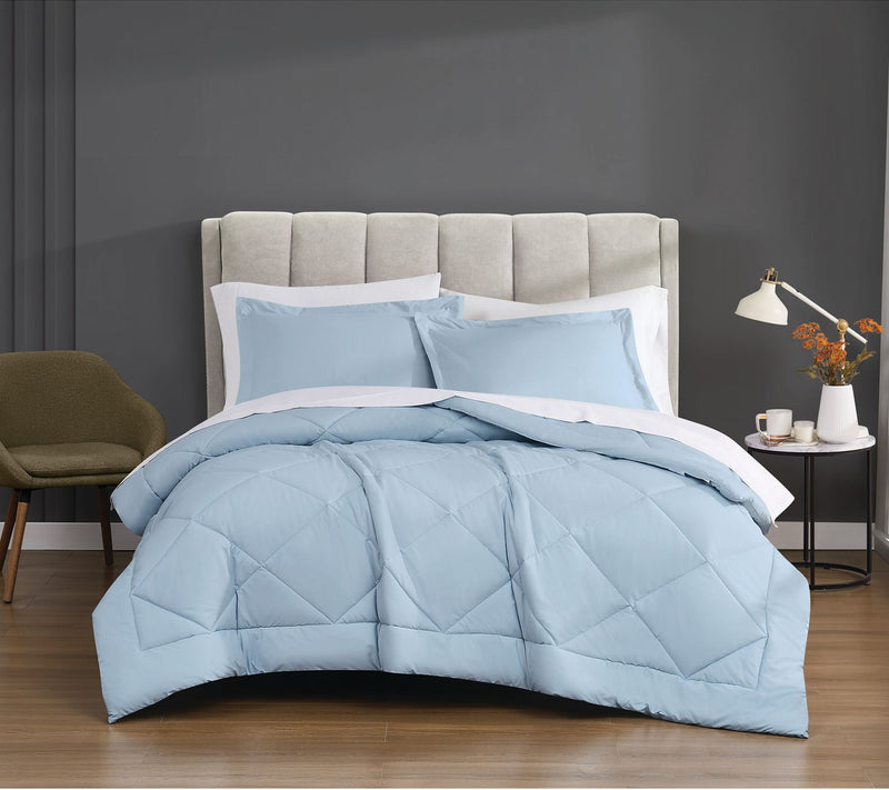 Cannon Solid Percale King 3-Piece Comforter Set — View 13