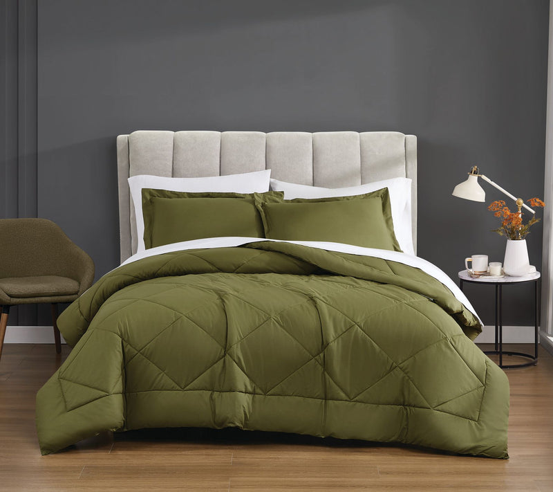 Cannon Solid Percale King 3-Piece Comforter Set — Main view