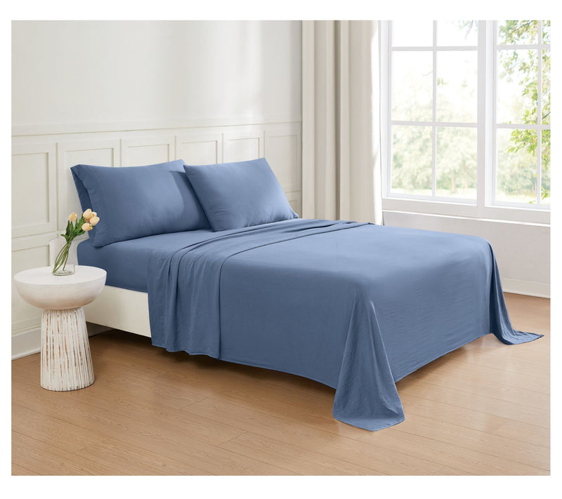 Truly Soft Garment Wash Solid Twin XL 3-Piece Sheet Set — Main view