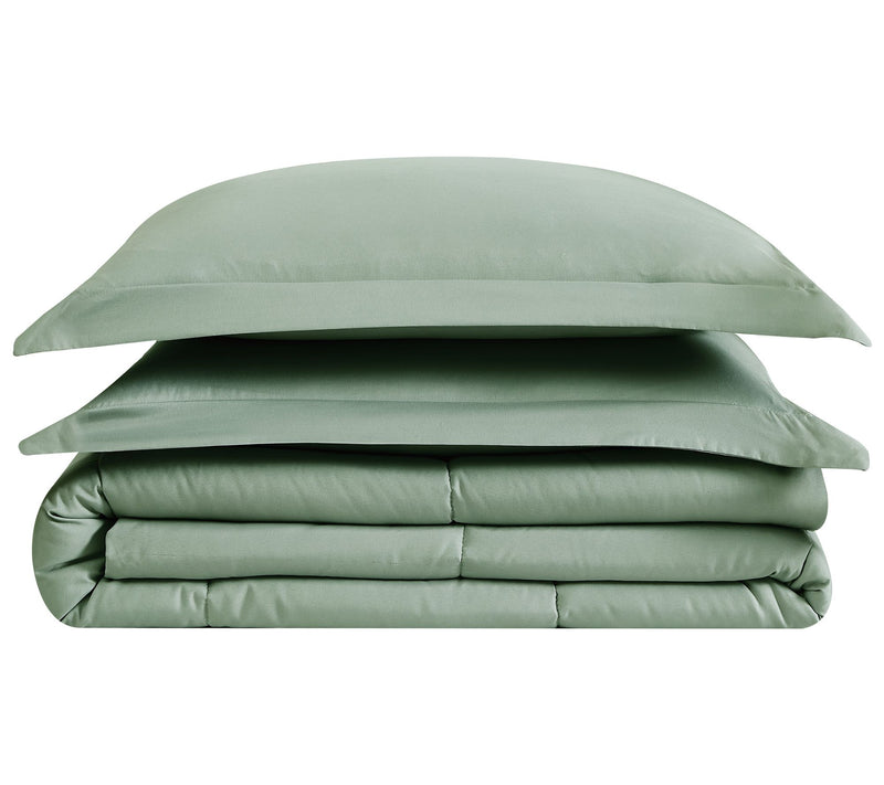 Truly Soft Garment Wash Solid Full/Queen 3-Piece Comforter Set — View 4