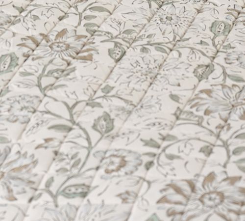 Home Reflections Floral Quilt & Sham Set - Queen — View 7