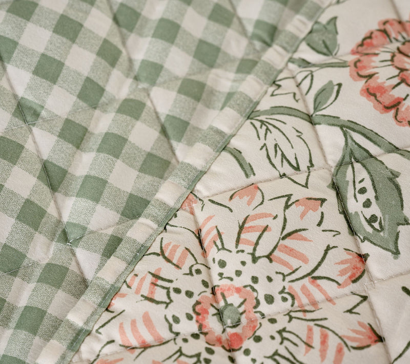 Home Reflections Floral Quilt & Sham Set - King — View 5