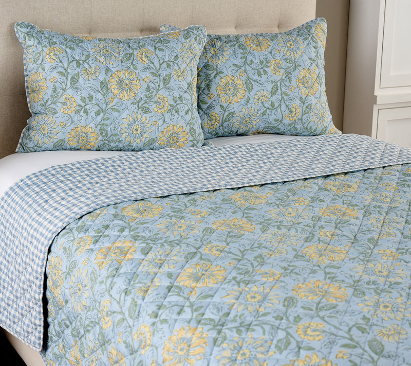 Home Reflections Floral Quilt & Sham Set - King — Main view