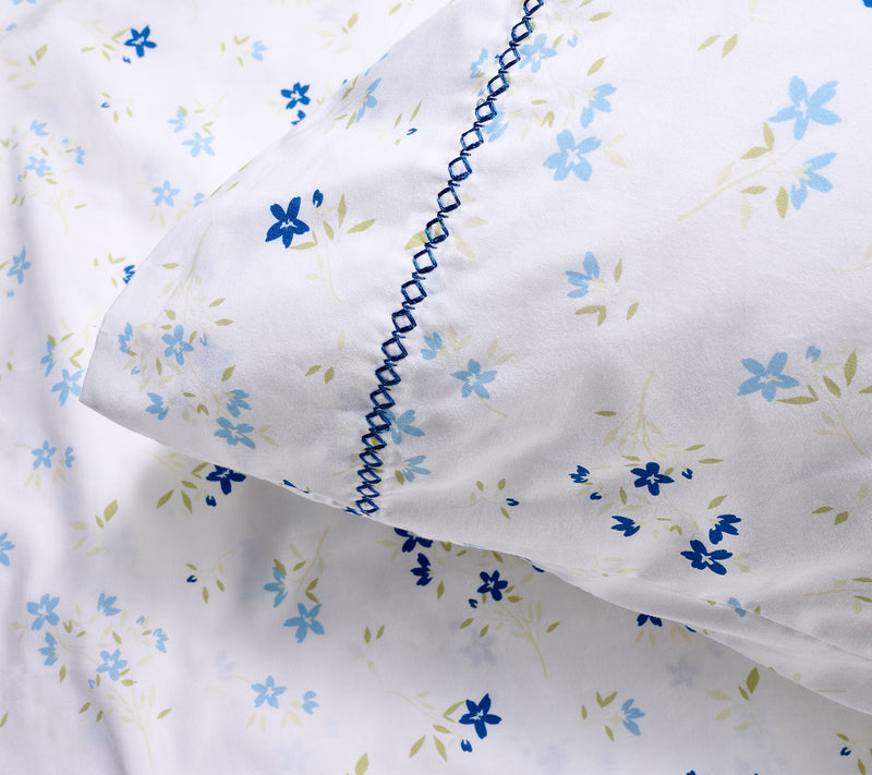 Home Reflections Brushed 100% Cotton Sheet Set — View 5