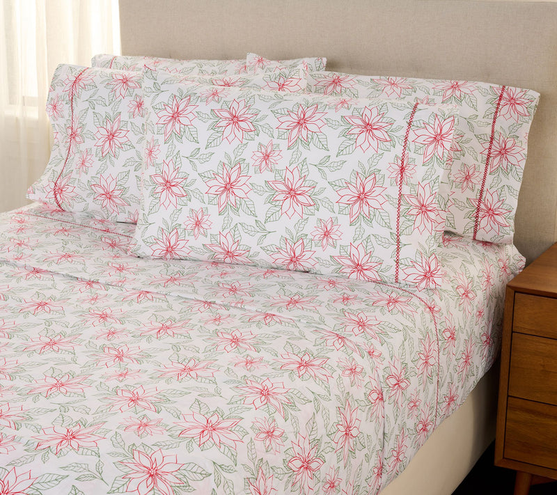 Home Reflections Brushed 100% Cotton Sheet Set — View 19