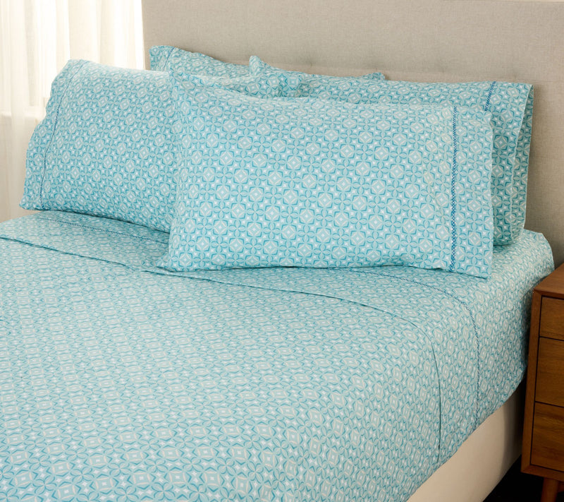 Home Reflections Brushed 100% Cotton Sheet Set — View 7