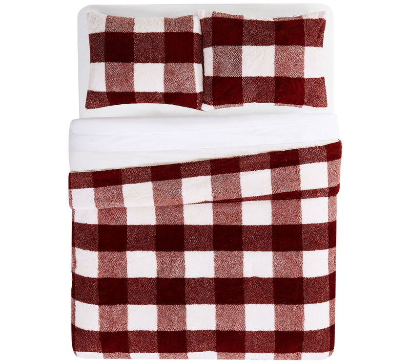 Cannon Cozy Buffalo Check Full/Queen 3 Piece Coforter Set — View 4