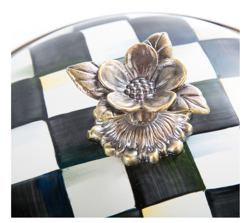 MacKenzie-Childs Courtly Check 7 Quart Stockpot — View 2