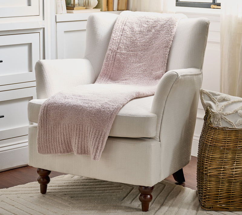 Barefoot Dreams 45"x60" CozyChic Stacked Rib Border Blanket — View 21