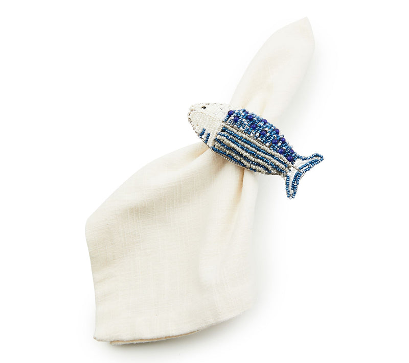 MacKenzie - Childs Set of 4 Go Fish Napkin Rings — View 3