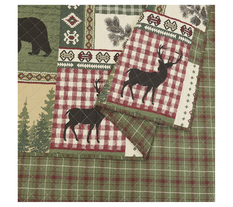 Modern Heirloom Dorset 3pc Full/Queen Cotton Quilt Set — View 5