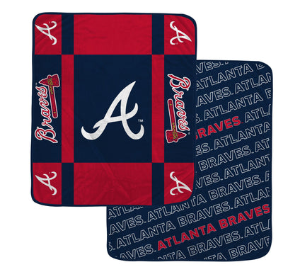 Pegasus Sports MLB Reverse Block Wordmark 2-Sidd Blanket