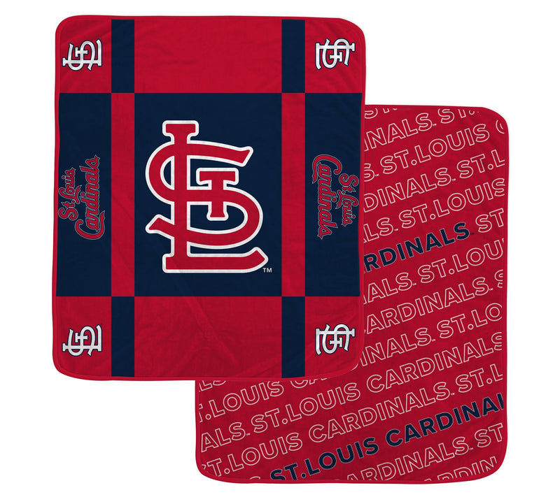 Pegasus Sports MLB Reverse Block Wordmark 2-Sidd Blanket — View 8