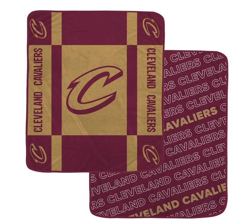 Pegasus Sports NBA Reverse Block Wordmark 2-Sidd Blanket — Main view