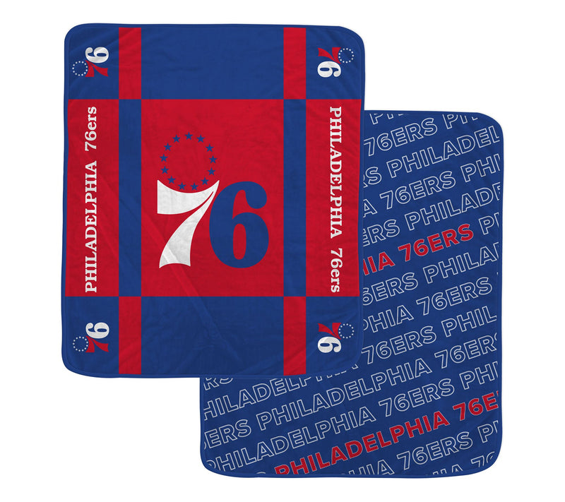 Pegasus Sports NBA Reverse Block Wordmark 2-Sidd Blanket — View 4
