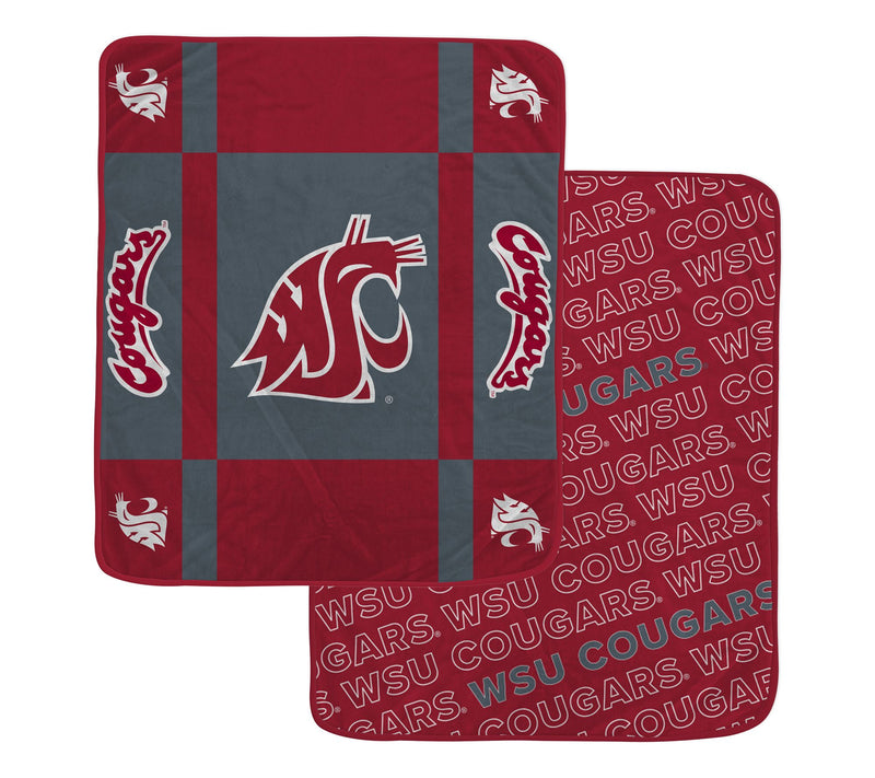 Pegasus Sports NCAA Reverse Block Wordmark 2-Sied Blanket — View 10