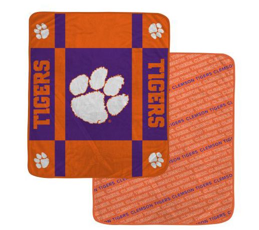 Pegasus Sports NCAA Reverse Block Wordmark 2-Sied Blanket — View 13
