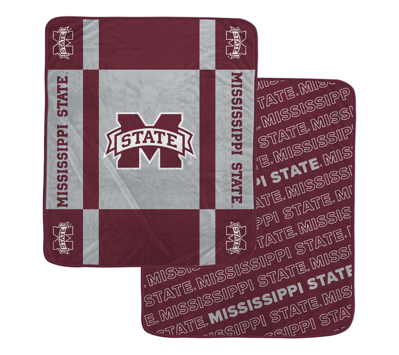 Pegasus Sports NCAA Reverse Block Wordmark 2-Sied Blanket — View 25