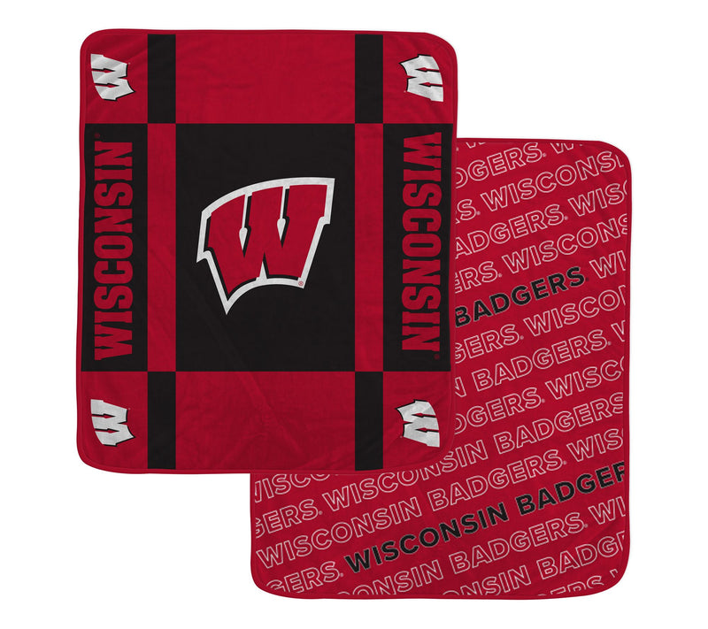 Pegasus Sports NCAA Reverse Block Wordmark 2-Sied Blanket — View 41