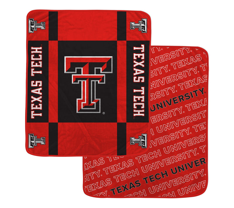 Pegasus Sports NCAA Reverse Block Wordmark 2-Sied Blanket — View 58