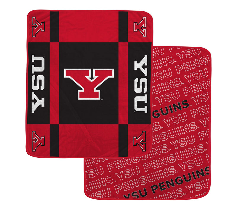Pegasus Sports NCAA Reverse Block Wordmark 2-Sied Blanket — View 65