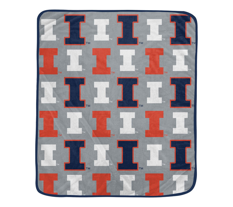 Pegasus Sports NCAA Logo Roll Ultra Soft Blanket — View 16