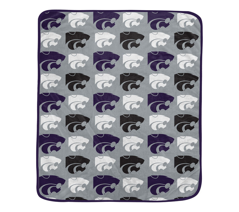 Pegasus Sports NCAA Logo Roll Ultra Soft Blanket — View 46