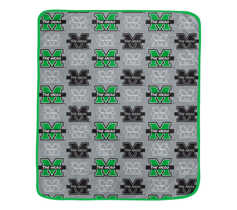 Pegasus Sports NCAA Logo Roll Ultra Soft Blanket — View 47
