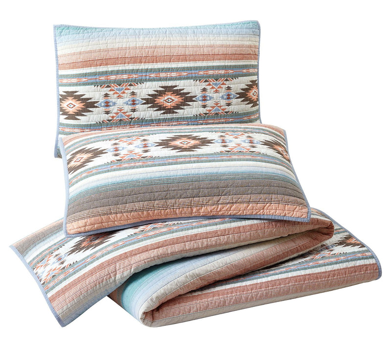 Sunset Canyon 3-Piece Full/Queen Quilt Set — View 4