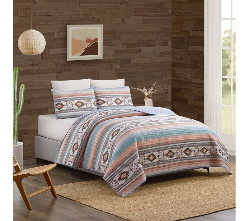 Sunset Canyon 3-Piece King Quilt Set — Main view