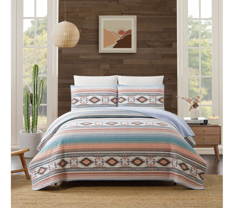 Sunset Canyon 3-Piece King Quilt Set — View 2