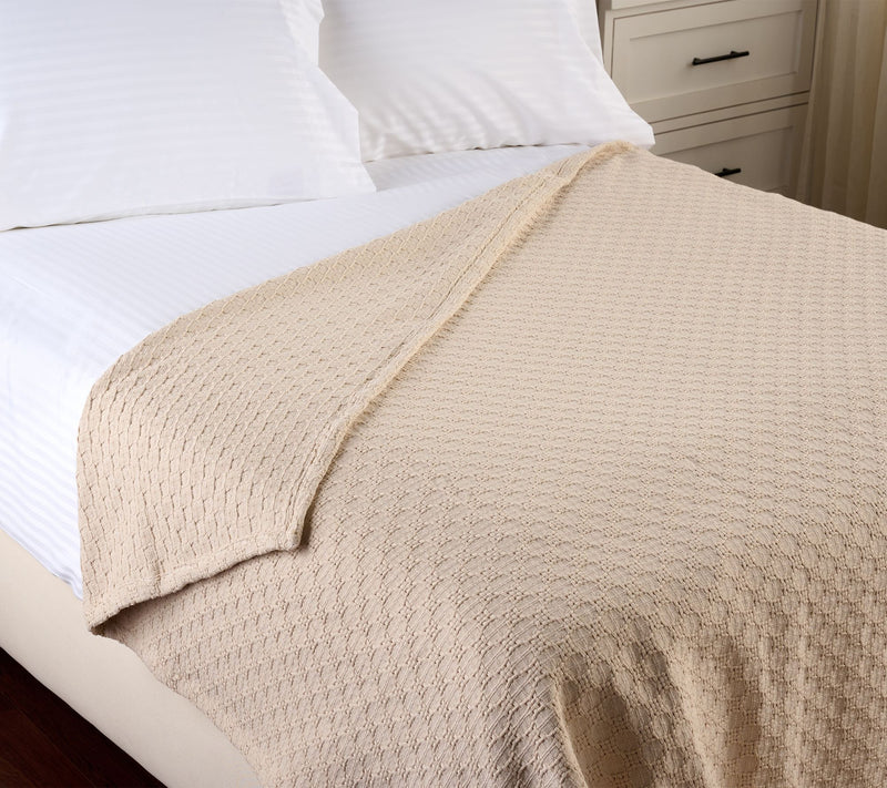 Northern Nights Basketweave Textured Blanket - King — View 7