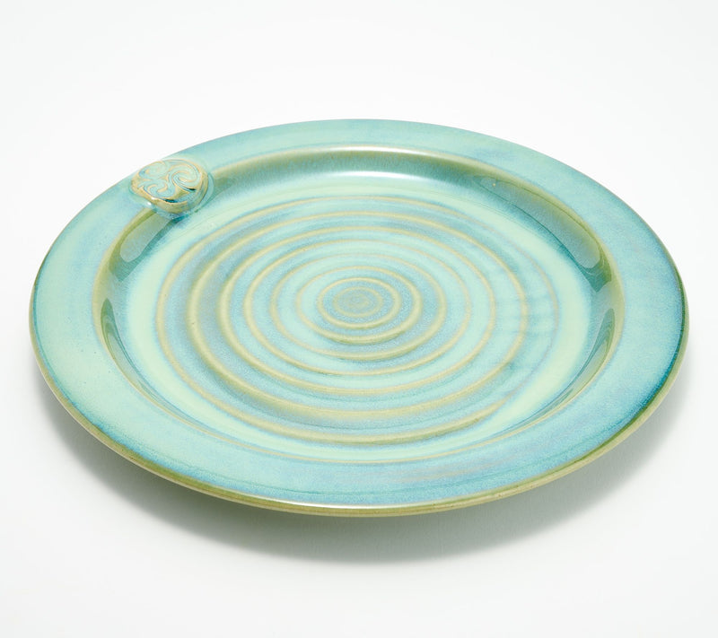 Colm De Ris Emerald Stoneware Serving Platter — Main view