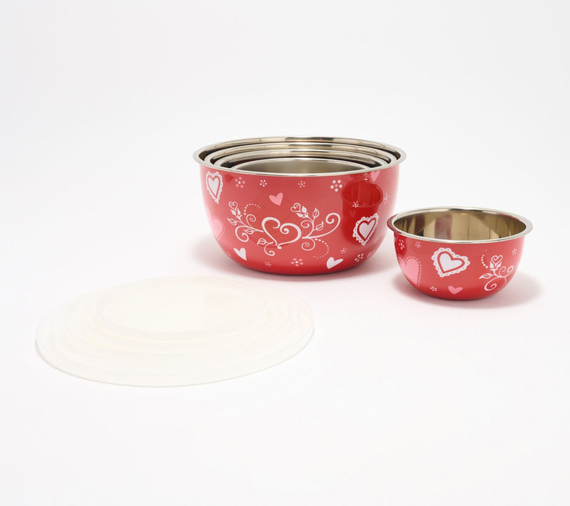 Temp-tations Seasonal 5-Piece Enamel on Steel Bowl Set — View 8