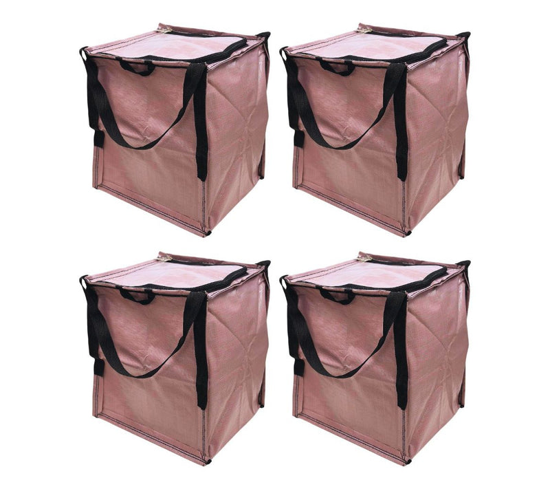 DuraSack Set of 4 Endless Use Storage Totes with Zipper Top — Main view