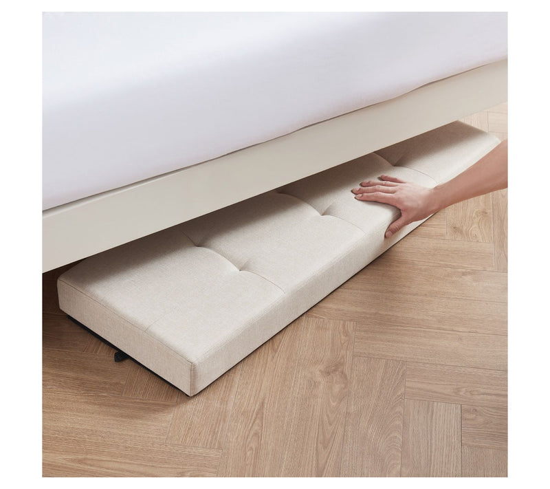 Ornavo Home Large Collapsible Storage Ottoman with Legs — View 10