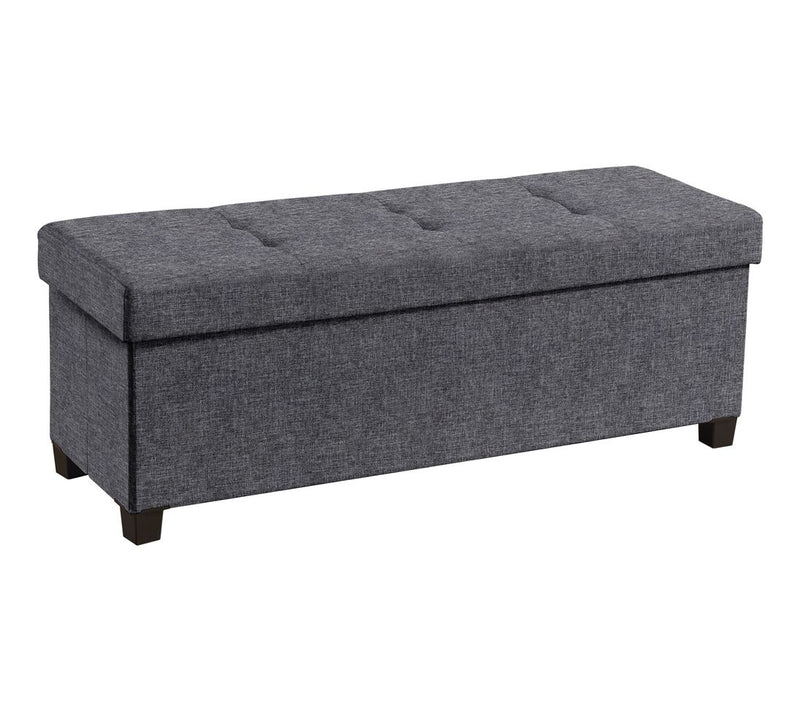 Ornavo Home Large Collapsible Storage Ottoman with Legs — View 15