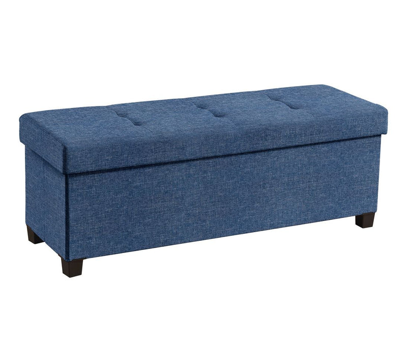 Ornavo Home Large Collapsible Storage Ottoman with Legs — View 16