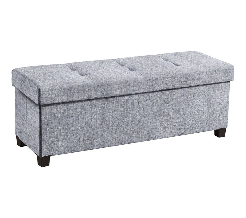 Ornavo Home Large Collapsible Storage Ottoman with Legs — View 17