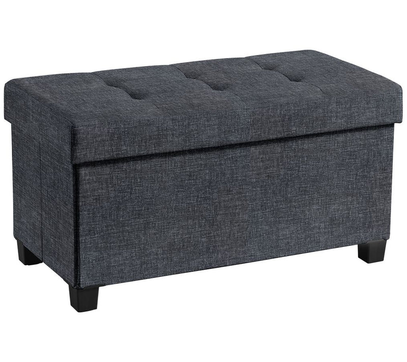 Ornavo Home Collapsible Large Storage Ottoman Bench with Legs — View 15