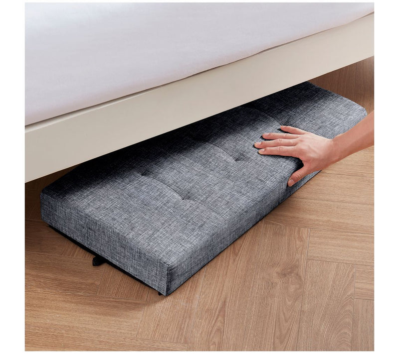 Ornavo Home Collapsible Large Storage Ottoman Bench with Legs — View 7