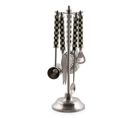 MacKenzie-Childs Courtly Check 3260 Bar Tool Set
