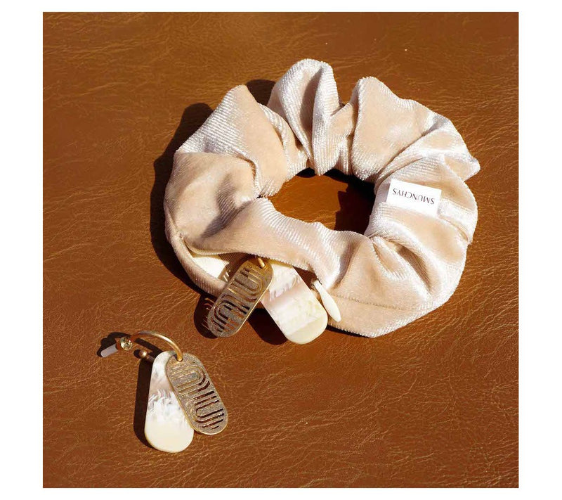 Smunchys S/6 Fashion Scrunchies w/ Hidden Zipper Pockets — View 10