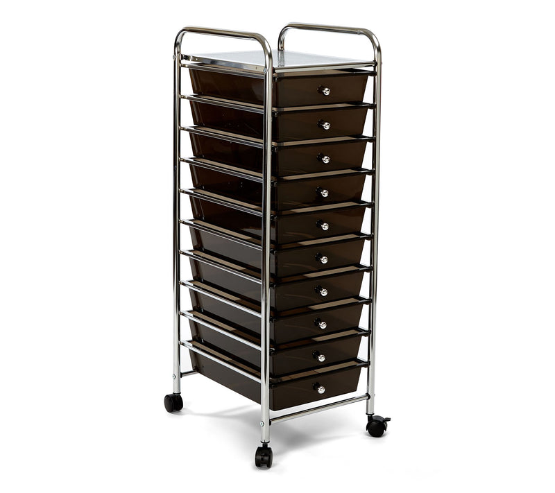Seville Classics 10-Drawer Organizer Cart — View 10