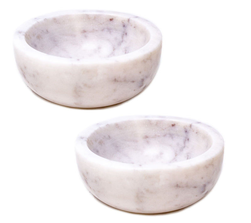Global Crafts Handmade Marble Pinch Bowls, Setof 2 — View 2