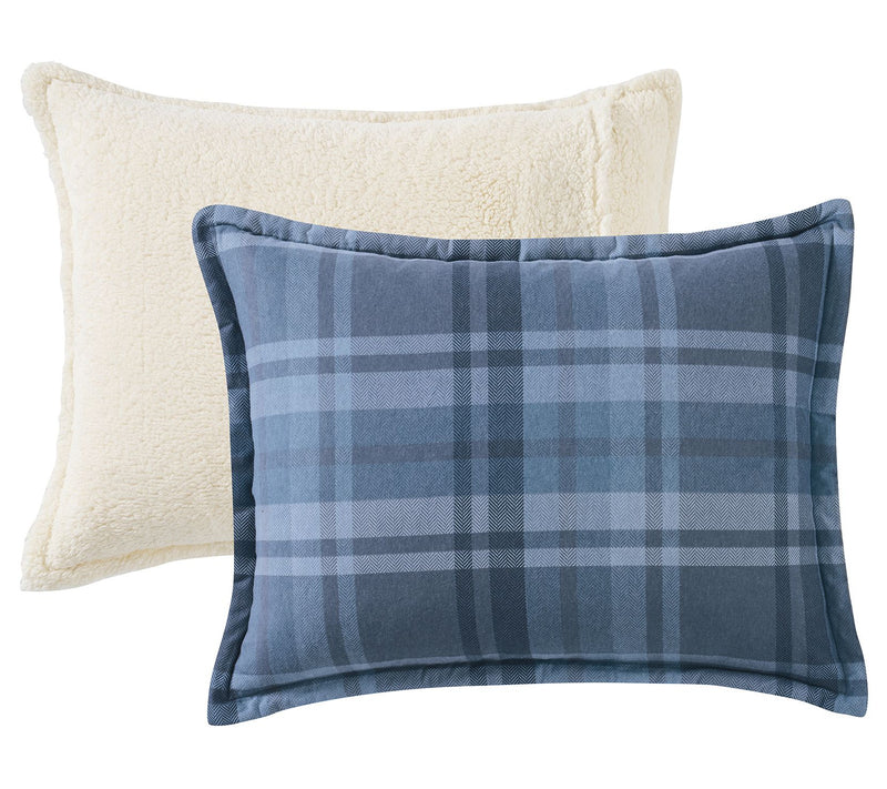 VCNY Home Plaid 3-Piece Brushed Cotton Comforter Set, F/ Q — View 5