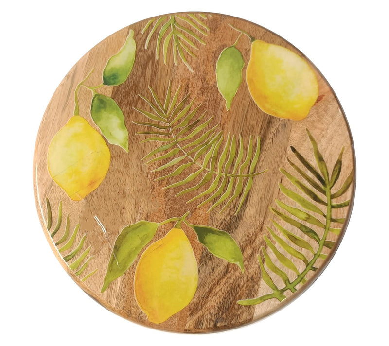 Temp-tations 12" Mango Wood Lazy Susan — Main view