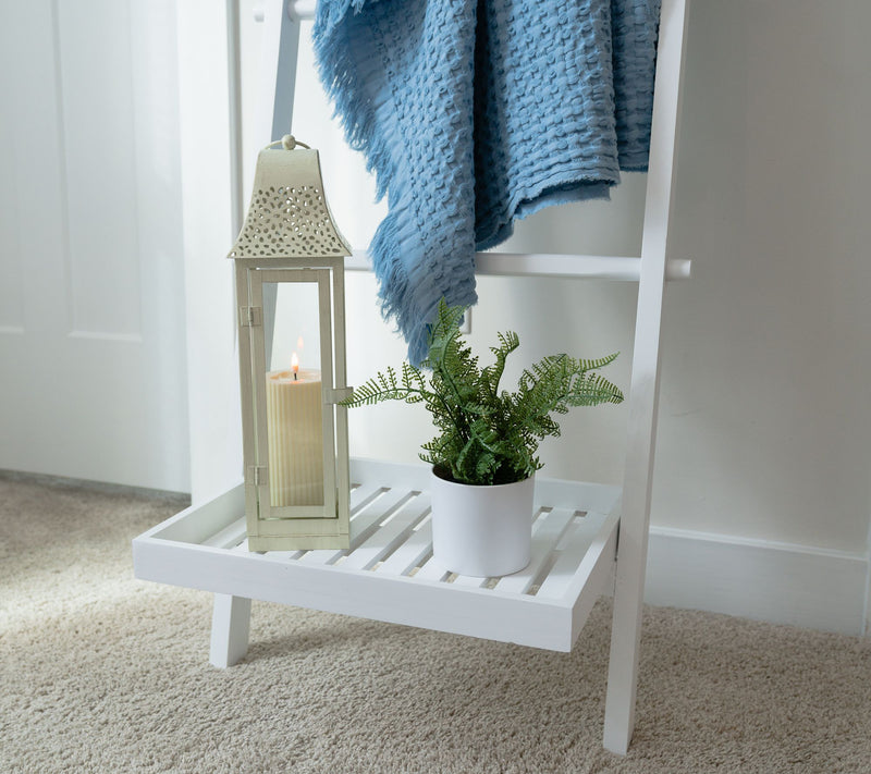 6' Blanket Ladder with Bottom Shelf by Kim Gravel — View 9